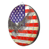 アメリカのイーグル&アメリカ国旗の古いスタイルダーツボード ダーツボード (正面右)
