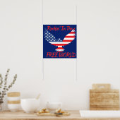アメリカのイーグル・ロックインが自由世界に ポスター (キッチン)