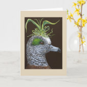 アメリカのウィギオンのグリーティングカード カード (黄色い花)