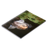 アメリカのウィゲオン野生動物写真 ノートブック (左側)