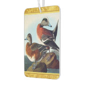 アメリカのウィドジョンは岩の上でアヒルをする カーエアーフレッシュナー (左)