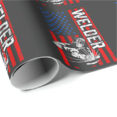 アメリカのウェルダー誇りを持った夫 ラッピングペーパー (ロールコーナー)
