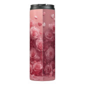 アメリカのエスキモとバラ – バレンタインデー タンブラー (裏面)