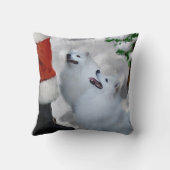アメリカのエスキモクリスマス クッション (裏面)