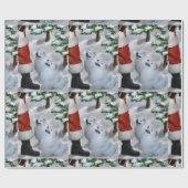 アメリカのエスキモクリスマス ラッピングペーパー (フラット)