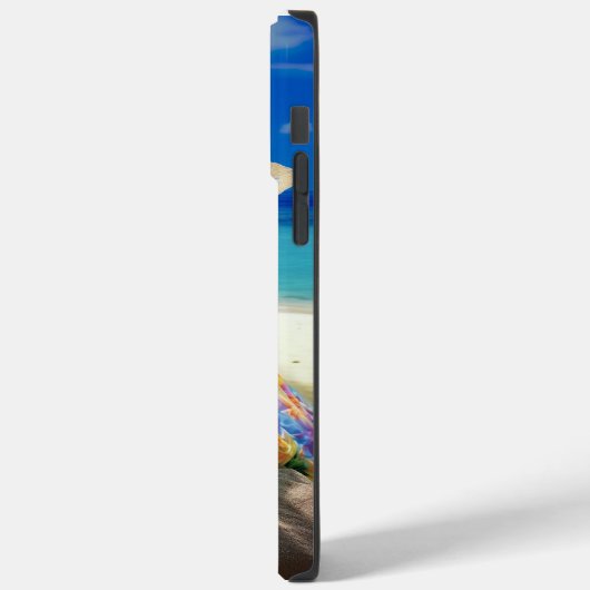 アメリカのエスキモビーチ、犬の恋人のための夏の贈り物 Case-Mate iPhoneケース (裏面 / 左)