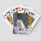 アメリカのエスキモーが雪のクリスマスを過ごす トランプ (裏面)