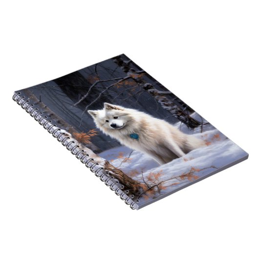 アメリカのエスキモーが雪のクリスマスを過ごす ノートブック (右側)