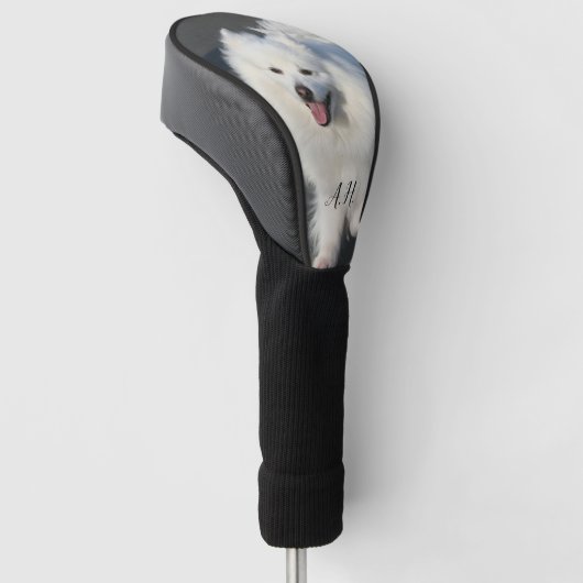 アメリカのエスキモーモノグラムの犬 ゴルフヘッドカバー (アングル)