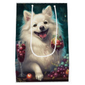 アメリカのエスキモー新年 ミディアムペーパーバッグ (裏面)