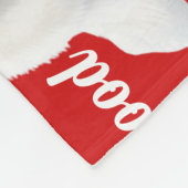 アメリカのエスキモー犬の名前パターン（の模様が）あるクリスマス フリースブランケット (角)