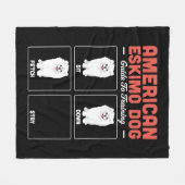 アメリカのエスキモー犬の訓練ガイド フリースブランケット (正面(横))