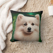 アメリカのエスキモー犬サンパトリックのデイドレス クッション (ブランケット)
