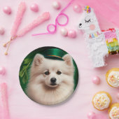 アメリカのエスキモー犬サンパトリックのデイドレス ペーパープレート (パーティー)