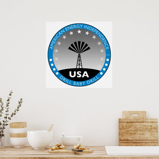アメリカのエネルギー独立 ポスター (キッチン)
