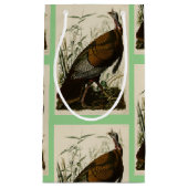 アメリカのオードボンの鳥から来た野生のトルコ（男性） スモールペーパーバッグ (正面)