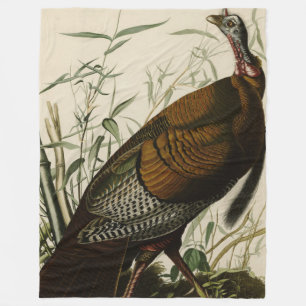 アメリカのオードボンの鳥から来た野生のトルコ（男性） フリースブランケット