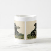 アメリカのオードボンの鳥から来た黒いハゲワシ コーヒーマグカップ (中央)