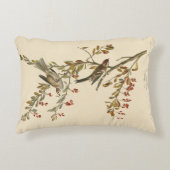 アメリカのオードボンの鳥の木の雀 アクセントクッション (正面)