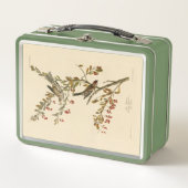 アメリカのオードボンの鳥の木の雀 メタルランチボックス (正面)