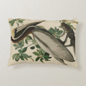 アメリカのオードボンの鳥の茶色のペリカン アクセントクッション (裏面)