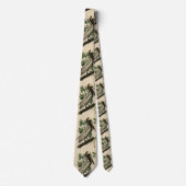 アメリカのオードボンの鳥の茶色のペリカン ネクタイ (正面)