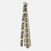 アメリカのオードボンの鳥の茶色のペリカン ネクタイ (裏面)