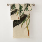 アメリカのオードボンの鳥の茶色のペリカン バスタオルセット (インサイチュ)