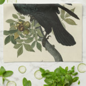 アメリカのオードボン・バード出身のレイヴン キッチンタオル (折り畳み)