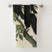 アメリカのオードボン・バード出身のレイヴン バスタオルセット (インサイチュ)