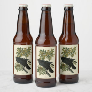 アメリカのオードボン・バード出身のレイヴン ビールラベル