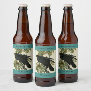 アメリカのオードボン・バード出身のレイヴン ビールラベル