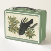 アメリカのオードボン・バード出身のレイヴン メタルランチボックス (裏面)