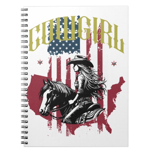 アメリカのカウガール ノートブック (正面)