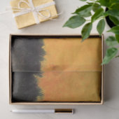 アメリカのカウボーイライダーが夕日に向かう 薄葉紙 (ギフト)