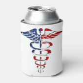 アメリカのカドゥセウス 缶クーラー (缶正面)