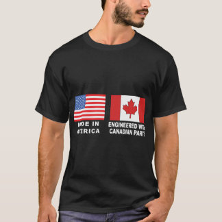 アメリカのカナダのTシャツ Tシャツ