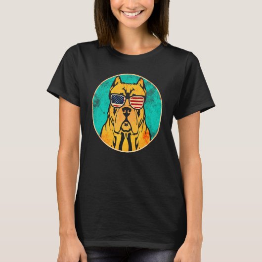 アメリカのカネコルソ 犬 カネコルソ 2 Tシャツ (正面)