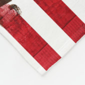 アメリカのカリフォルニアの旗|の木及びPaintstrokes フリースブランケット (角)