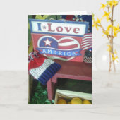 アメリカのカードが大好き カード (黄色い花)