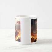 アメリカのガーディアンコーヒーマグを切り詰める コーヒーマグカップ (中央)