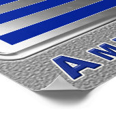 アメリカのガーディアン空挺空挺作戦の旗 ポスター (角)