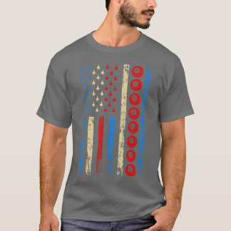アメリカのキュースポーツ旗陸上競技選手のビリヤードの友人 Tシャツ