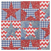 アメリカのキルト ファブリック (クローズアップ)