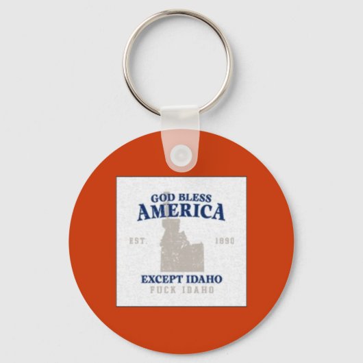 アメリカのキーチェーンを祝福せよ』 キーホルダー (正面)