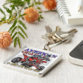 アメリカのクォード キーホルダー (側面)