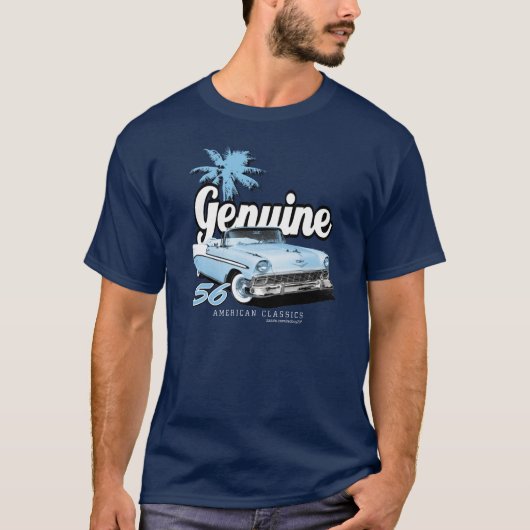 アメリカのクラシックな車 Tシャツ (正面)