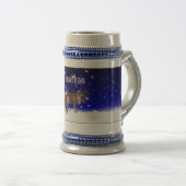 アメリカのクリスマスカスタマイズ可能なステイン ビールジョッキ (正面右)