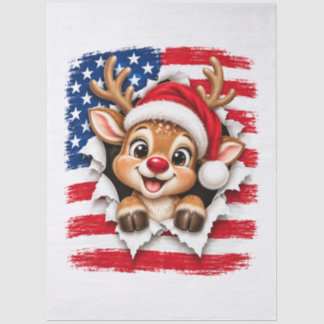 アメリカのクリスマストナカイ 薄葉紙