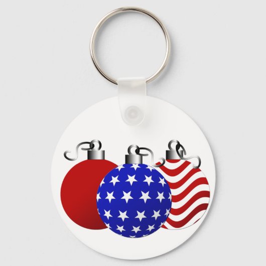 アメリカのクリスマス キーホルダー (正面)
